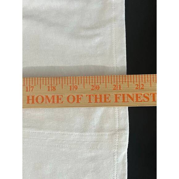 Old Navy Women’s Puff Sleeve Top M White Key Hole Coquette Cottage Flowy NWT - Picture 5 of 9